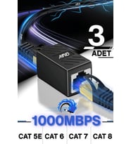 M13X kablo birleştirici/3Adet-Cat5-Cat6-Cat7-Cat8-uyumlu/lan kablosu Birleştirici Ara Aparatı