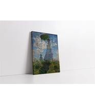 Çayırda Yürüyüş Monet Kanvas Tablo