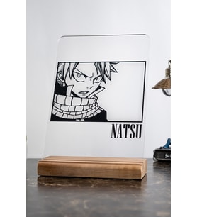 Fairy Tail Ev Natsu Severlere Masa Dekoratif Ahşap Obje