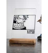 Fairy Tail Ev Natsu Severlere Masa Dekoratif Ahşap Obje