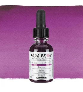 Schmincke Aqua Drop Sıvı Sulu Boya 30ml 390 Purple