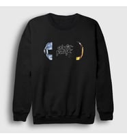Presmono Unisex Siyah Memories Daft Punk Sweatshirt 60167tt