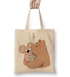 Nom Nom We Bare Bears 08 Bez Çanta Uzun Saplı