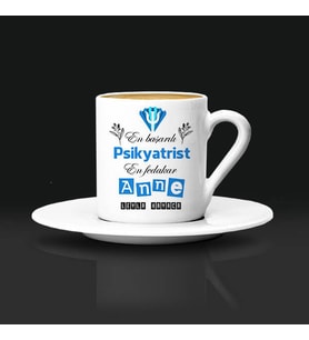 Psikiyatrist Annelere Hediye Türk Kahvesi Fincanı