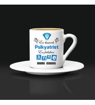 Psikiyatrist Annelere Hediye Türk Kahvesi Fincanı