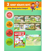 3.Sınıflar İçin Okumayı Sevdiren 10 lu Hikaye Seti 7 (Kitap Okuma Defteri Hediyeli)
