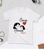 Kişiye Özel Anneler Günü Tasarımlı T-shirt