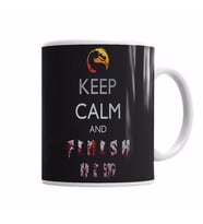 Mortal Kombat Keep Calm And Finish Keep Calm Kupa Bardak Porselen