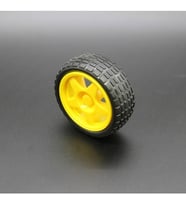 Arduino Robot Redüktörlü Motor Tekeleği SADECE Tekerlek TT Sarı Motor