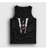 Presmono Unisex Siyah W Wednesday Addams Family Addams Ailesi Atlet 366528tt