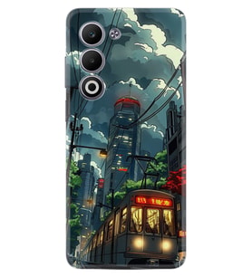 Oppo A5 Kılıf Boutique Baskılı Resimli Train Pcode -049