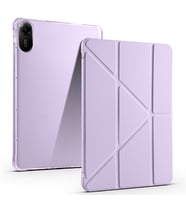 Redmi Pad 2 Tablet Kılıf Kalem Bölmeli Standlı Lüx Smart Cover (Lila)