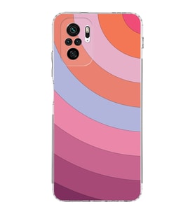 Xiaomi Poco M5s  Kamera Korumalı Kapak Renk Cümbüşü Tasarımlı Şeffaf  Kılıf