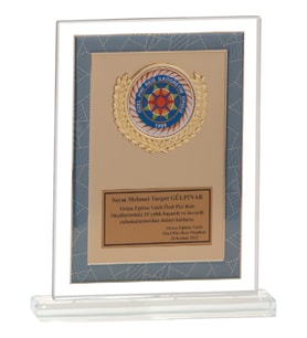 ODAK KUPA - Cam Plaketler - CM-083 A - 18x21 cm