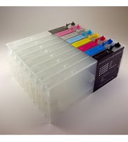 Epson 9600/7600/4000 Uyumlu Kolay Dolan Kartuş - 8 Renk (Çok Renkli)