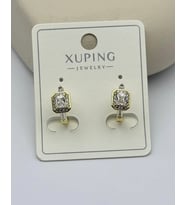 Xuping Gold Baget Taşlı Mini Küpe 25-xpkp186