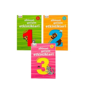 4+ Yaş Zihinsel Gelişim Etkinlikleri - 3 Kitap Set