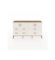 Arges Konsol 4 Raflı 6 Çekmeceli 4 Kapaklı 176x30x99 Çam-Aytaşı