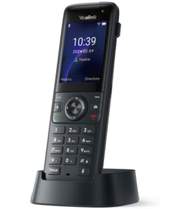 Kablosuz IP TELEFON, Siyah, 2.4" Renkli Ekran, Bluetooth, 9 Saat Konuşma, 200 Saat Bekleme