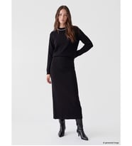 LCW Modest Siyah Beli Lastikli Kalem Etek