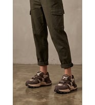 Lufian 121230088 Yoko Kadın Klasik Sneaker Kahverengi