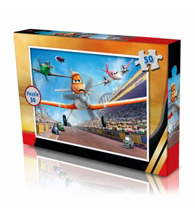 PL709 NessiWorld Planes / 50 Parça Puzzle