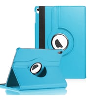 Microsonic Apple iPad Air 5.Nesil 2022 Kılıf (A2588-A2589-A2591) 360 Rotating Stand Deri Mavi