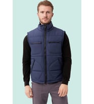 Kışlık Su Geçirmez Çok Cepli Yelek Isı Yalıtımlı Melesa İş Outdoor Suya Sıcak Tutucu (Lacivert)