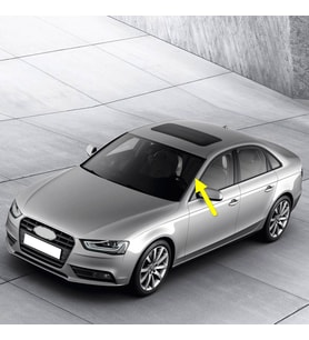 Audi A4 2013-2015 Ön Cam Sol Direk Su Tutma Çıtası 8K0854327
