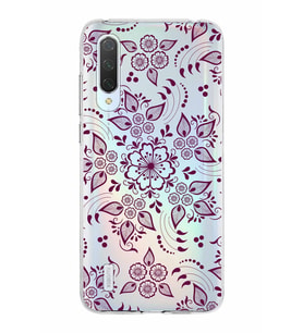 Xiaomi Mi 9 Lite Uyumlu Kapak Nostalji Desen Tasarımlı Şeffaf Silikon Kılıf