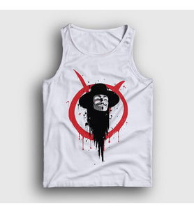 Presmono Unisex Beyaz Logo V2 Film V For Vendetta Atlet 255733tt