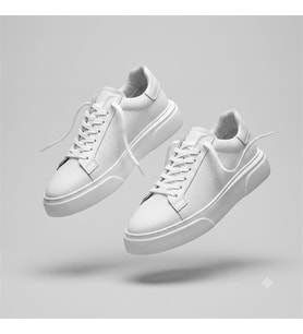 Kindep (Sneakers) İç Dışı Hakiki Deri Günlük Erkek Ayakkabı BEYAZ