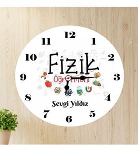 Fizik Öğretmeni Duvar Saati