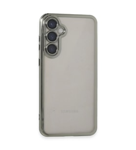 Samsung Galaxy S23 Fe Kılıf Razer Lensli Silikon - Gümüş