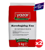 Yazar Taş Değirmende Öğütülmüş Karabuğday Unu 5 Kg X 2 Paket