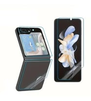 Samsung Galaxy Z Flip 7 FE Uyumlu Ön+Arka Body Şeffaf Ultra koruyucu Nano Jelatin