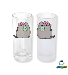 Pusheen Buzlu / Buzsuz Seçenekli Rakı Bardağı – 1 Adet Şık Sunum Bardağı 0295