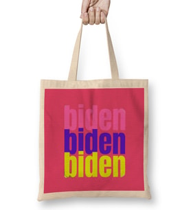 Democrat Joe Biden 2024 election Bez Çanta Uzun Saplı
