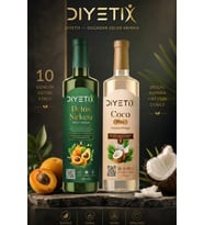 Diyetix Coco Mix & Detox Sirkesi 2x250 ml - Detoks Seti %100 Doğal Fermente, Katkısız & Vegan & Şe