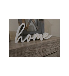 "Home" Yazılı Dekoratif Masa Üstü Süsü