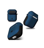 Apple Airpods Uyumlu Kılıf Zore Shockproof Silikon (Mavi)