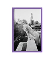 Marilyn Monroe Vintage Siyah Beyaz Fotoğraf – Hediye Not Kartı ve Kartpostal  10x15 cm (Mor-Pembe-Siyah-Beyaz)