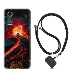 General Mobile GM 21 Pro GM 22 Pro Plus Kılıf Boyun Askılı Silikon Yanardağ 1611
