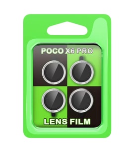 Poco X6 Raze Metal Kamera Lens - Gümüş