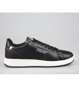 United Colors Of Benetton BNl-10063 Siyah-Beyaz Erkek Sneakers