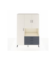 Hyperion Dolap 6 Raflı 3 Çekmeceli 3 Kapaklı 132x44x195 Aytaşı-Aytaşı/Antrasit