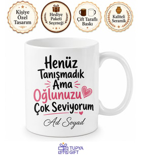 Müstakbel Kayınvalide Kupası Komik Baskılı Hediye Kupa Bardak
