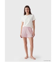 LCW Young Pembe Beli Lastikli Kadın Şort Pijama Altı 2'li