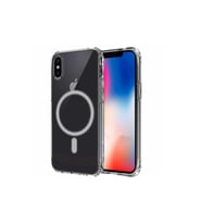 Nihcase iPhone X Kılıf Embos Magsafeli PC Kapak + Magsafe Şarj Özellikli Powerbank 5000 mAh