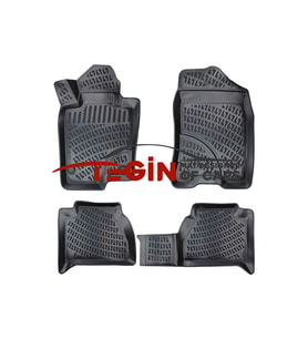 Mercedes X-Class 3D Havuzlu Paspas 2021 Siyah (Karışık)